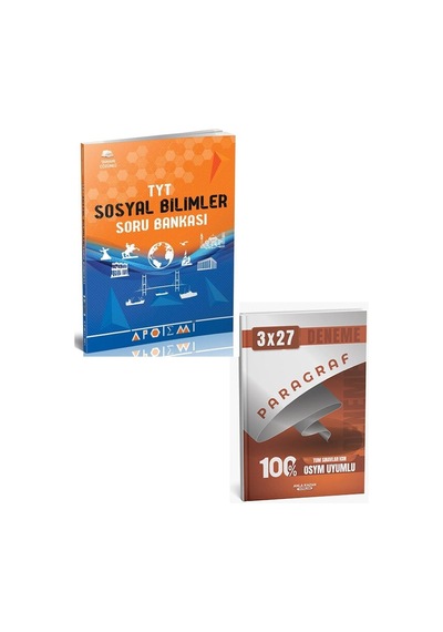 2027 Apotemi 2027 Tyt Sosyal Bilimler Soru Bankası+anla Kazan Paragraf Deneme