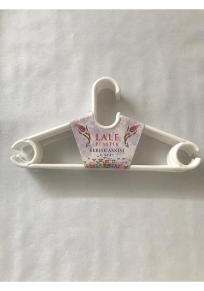 Plastik Elbise Askısı 12 Li Royaleks-l009 Beyaz