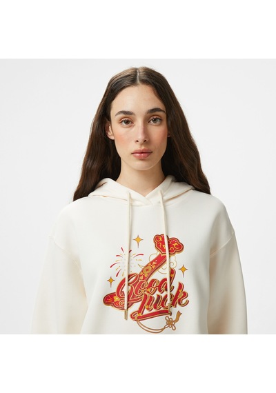 Anta Cny Good Luck Kadın Beyaz Hoodie 862518728s BEYAZ