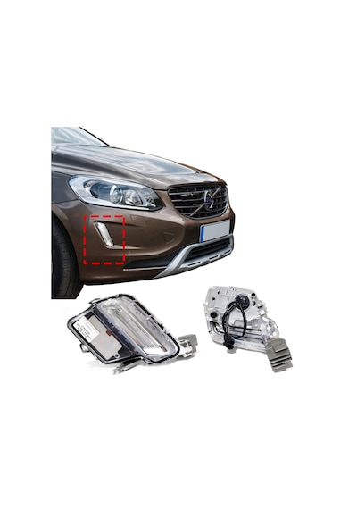 Volvo Xc60 Sağ Gündüz Ledi Sis Farı Lambası 2014 2015 2016 2017