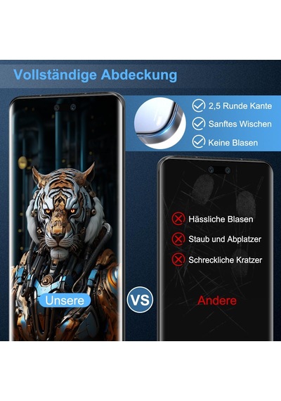Honor Magic 6 Pro Ekran Koruyucu Cam Tam Kaplar Polymer Nano Glue