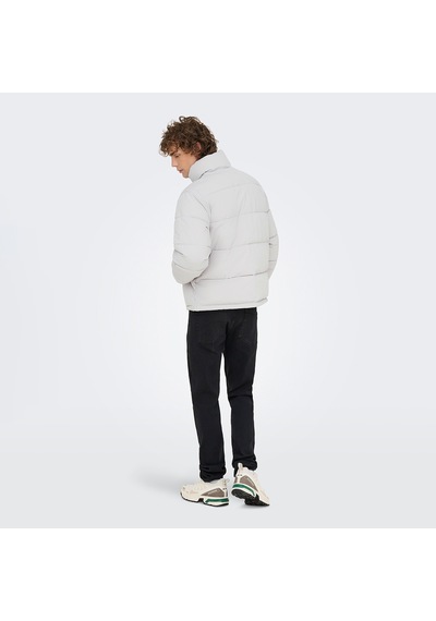 Only & Sons Only&sons Pack Life Puffer Erkek Mavi Dik Yaka Mont Mavi