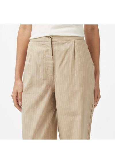 Nautica Kadın Bej Regular Fit Pantolon Düz 55p705t Bej