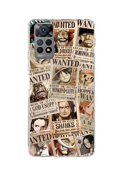 Redmi Note 12 Pro 4g Uyumlu One Piece Gazete Tasarımlı Baskılı Silikon Kılıf