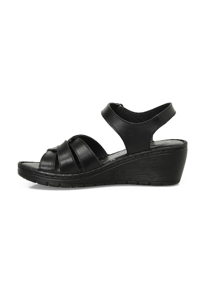 Polaris 161886.z5fx Siyah Kadın Comfort Sandalet 000000000101985299 Siyah