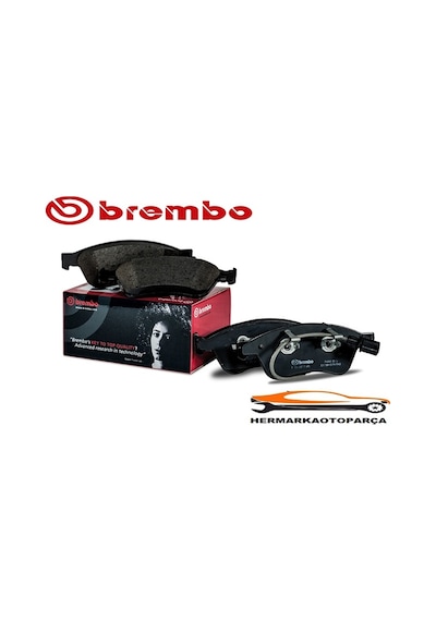 Fıat Scudo Jumpy Iı Expert 1.6/2.0 2007-2016 Fren Balatası Ön Brembo