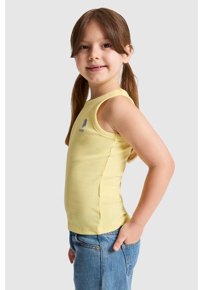 U.S. Polo Assn. U.s. Polo Assn. Kız Çocuk Açık Sarı Tişört Basic 50325671-vr004 Acık Sarı
