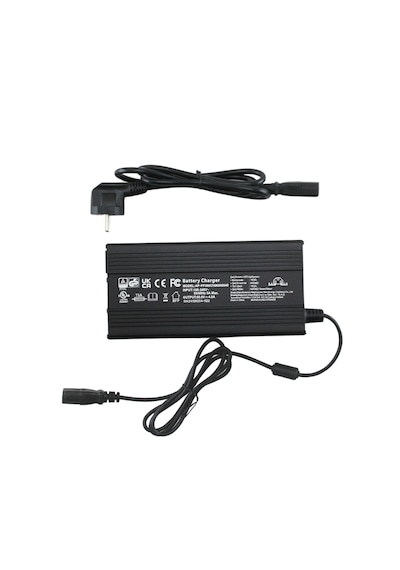 60 V 24 Ah 4amp Yüksek Kalite Metal Kasa - Emc Hızlı Şarj Özellikli - Elektrikli Motor Şarj Aleti 60 V 24 Ah