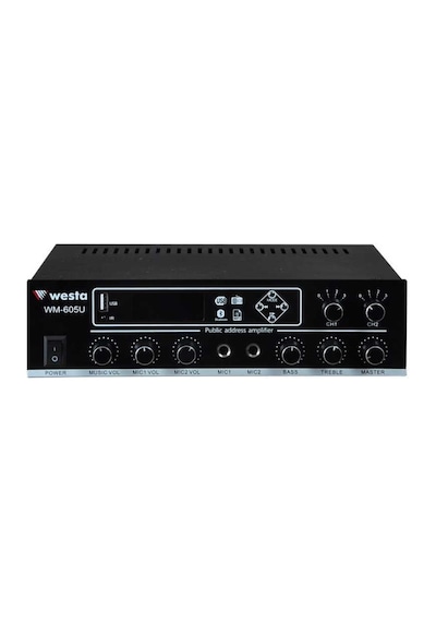 Westa Wm-605u 2 Bölgeli 2 Mik. Girişli 100 Watt Trafolu Anfi 506