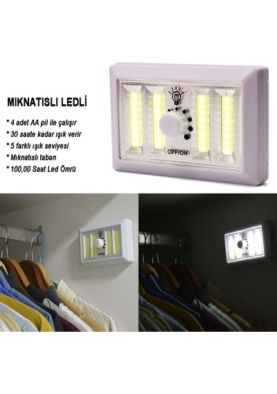 Dli Işık Seviyesi Ayarlanabilir Ledli Lamba Wt-383 Çok Renkli