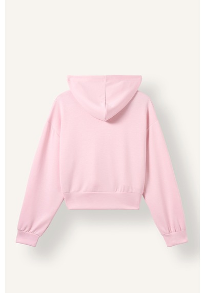 Defacto Loose Fıt Kapüşonlu Modal Hırka G2204ax26wnpn74 Pembe-pn74