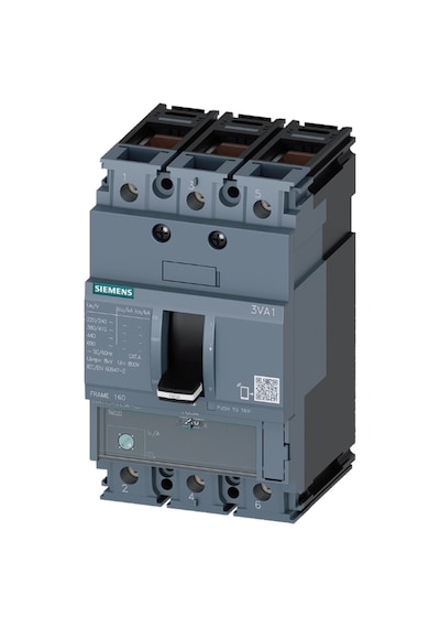 Siemens 3va1116-4ef36-0aa0 - 3va1 4p 25a 36ka Tm220 Mccb