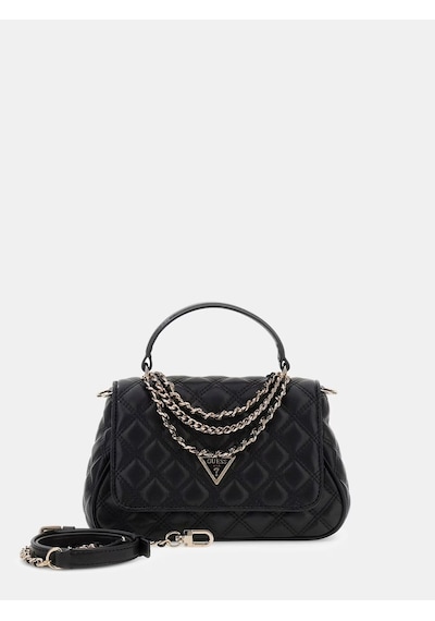 Guess Giully Ii Zincirli Kadın Omuz Çantası Hwqg9673190 Siyah