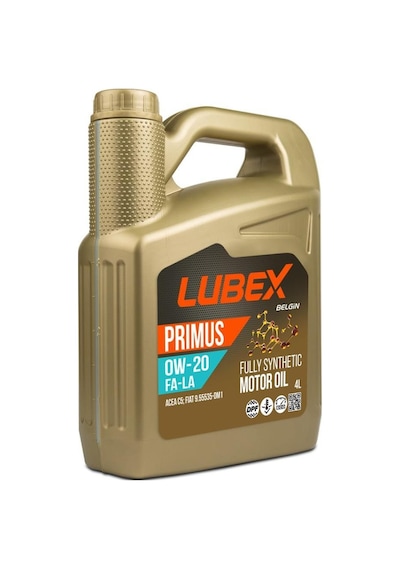 Lubex Primus 0W-20 Fa-La Dpf Partiküllü Tam Sentetik Motor Yağı 4 x 4 L
