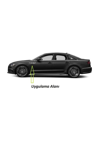 Audi A4 Logo Yan Çamurluk 3M 3D Damla Silikon Yeni Nesil Logo Amb