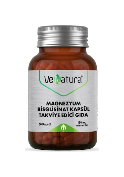 Venatura Magnezyum Bisglisinat Takviye Edici Gıda 60 Kapsül