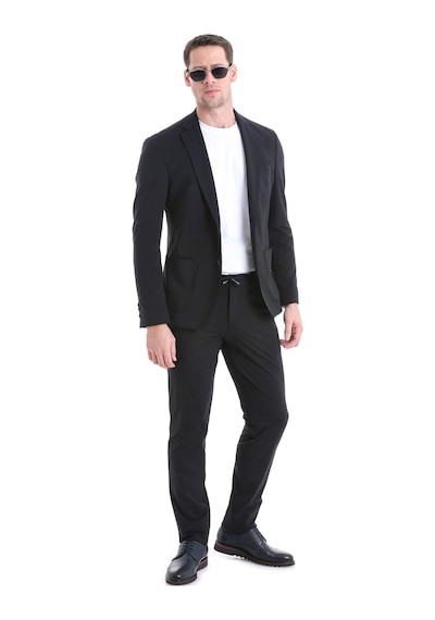 Hatemoğlu Performans Suit Siyah Slim Fit Takım Elbise