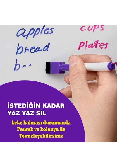 Haftalık Doğa Magnet Planlayıcı 1 Adet 34,5x49,5 Cm Ve 2 Kalem Hediyeli Haftalık Magnet Planlayıcı Çok Renkli