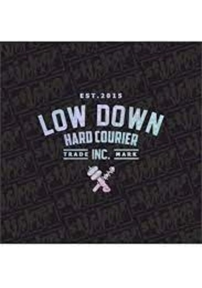 Low Down Hard Courier Arka Cam Yeni Süper Hologram Sticker