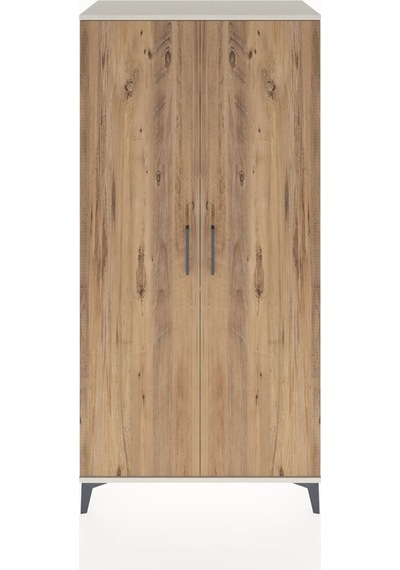 Hyperion Dolap 4 Raflı 2 Kapaklı 88x44x182 Aytaşı-çam Aytaşı