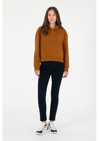 U.S. Polo Assn. Kadın Coconut Kapüşonlu Sweatshirt 50296798-VR153