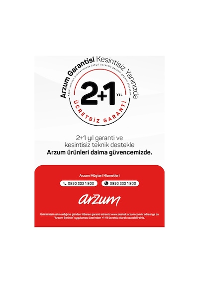 Arzum AR4071 Clean Force Cyclone 890 W Filtreli Toz Torbasız Elektrikli Süpürge