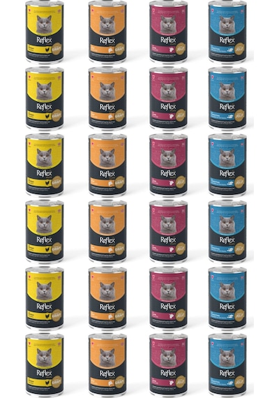 Reflex Plus Karışık Kedi Konservesi 24 x 400 G