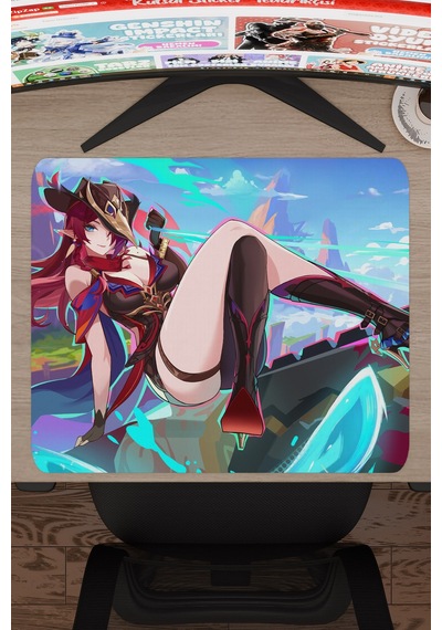 Chasca Genshin Impact Anime Gacha V1 - 48x40 Xl Gaming Mouse Pad Fare Altlığı
