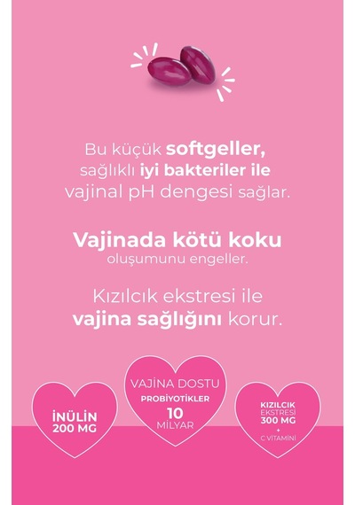 SOVITAL Happy Vajin Sağlığı Ve Kokusu 40 Softgels