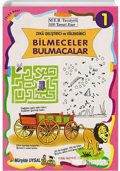 Zeka Geliştirici ve Eğlendirici Bilmeceler Bulmacalar (10 Kitap Takım) - Mürşide Uysal - Uysal Yayınevi