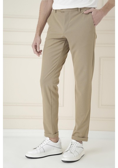Efor Slim Fit Beli Lastikli Esnek Pamuklu Bej Casual Pantolon P 1171 Bej Efor Slim Fit Beli Lastikli Esnek Pamuklu Bej Casual Pantolon P 1171 Bej