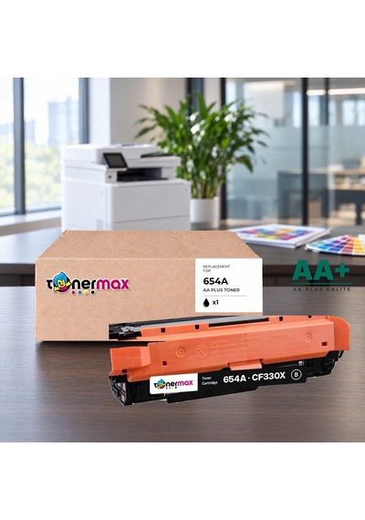 Hp 654a Cf330x Siyah Uyumlu Toner Aa Plus / Color Laserjet Enterprise M651