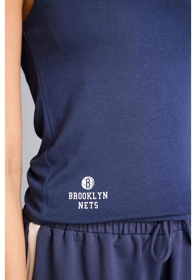 Defacto Nba Brooklyn Nets Slım Fıt V Yaka Modal Sporcu Atlet G9523ax26smın275 İndigo-ın275