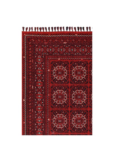 Luxess Buhara 1151 Kırmızı Pamuk Taban Halı Kırmızı - Kırmızı