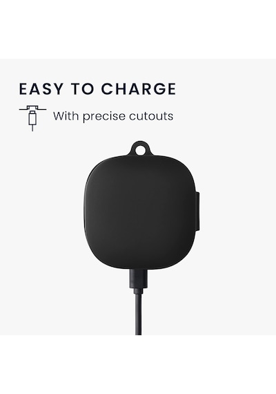 Caseonn Qcy T13 Pro Kılıf Askı Aparatlı Mat Silikon Kırmızı