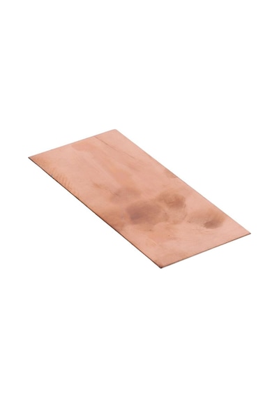100x50mm Boşluklar Metal Levhalar Dikdörtgen Saf Bakır Levha El Sanatları, Elektrik Onarımları, Endüstri 1mm