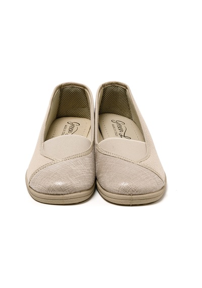 Sandalet Kadın 7337 Green Life Stretch Women's Footwear Beige Bej