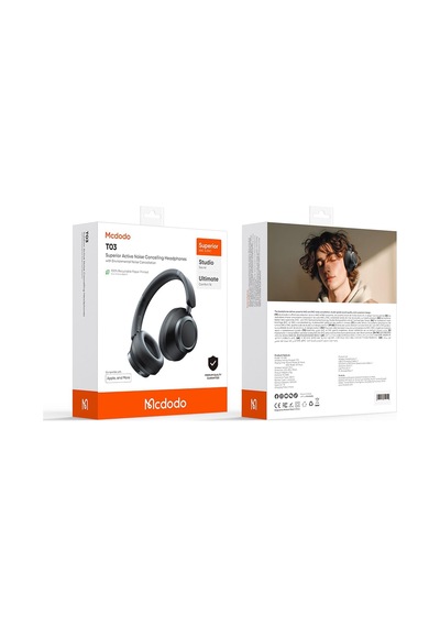 Hp-5820 T03 Series Anc Doubly-fed Bluetooth Kulak Üstü Kulaklık Siyah