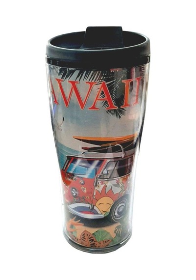 Herevin Desenli Konik Kahve Bardağı-hawaii 440 Cc 161483-018 Çok Renkli