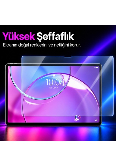 Lenovo Idea Tab Pro 2. Nesil 13 İnç İle Uyumlu Ekran Koruyucu 9h Kırılmaz Esnek Nano Cam, Çizilmeye Ve Darbeye Dayanıklı Koruma, Hd Şeffaf