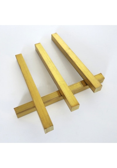 Pirinç Çubuk Kare Lama 6X6 Mm 437658813