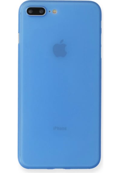 Muratech Newface Apple Uyumlu iPhone 7 Plus Kılıf Pp Ultra İnce Kapak - Mavi