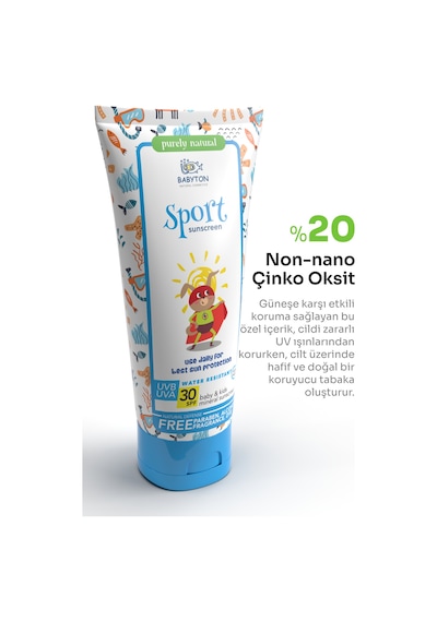 Babyton Suya Dayanıklı Güneş Kremi 30 SPF 100 ML