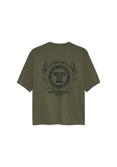 Tommy Hilfiger Tjm 90s Bılls Ss Tee Erkek Yeşil T-shirt - Dm0dm22332