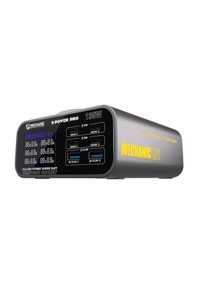 Mechanic S-power Pro Gan Çoklu Port Süper Hızlı Şarj İstasyonu