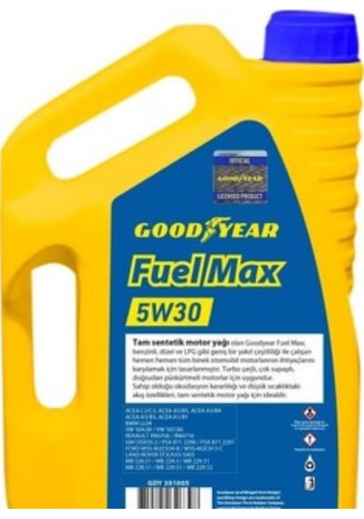 Goodyear 5W-30 Dpf Sp/cf Partiküllü Full Sentetik Motor Yağı 5 L