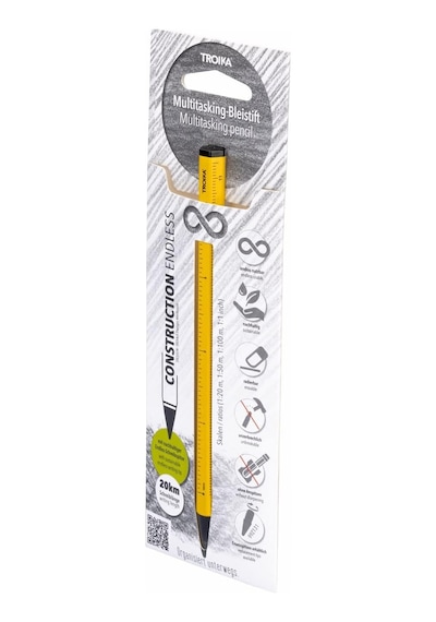 Constructıon Endless Pen20/ye Sürdürülebilir Sonsuz Yazma Ucu İle Çoklu Görev Kurşun Kalem Sarı