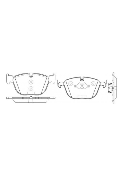 BOSCH 986494191 Fren Balatası Ön Bmw X5 E70 Bmw X5 F15 Bmw X6 E71