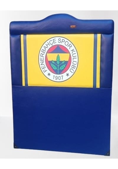 Dk Taraftar Fenerbahçe Suni Deri Kumaş Tek Kişilik Başlık Mavi 90 CM