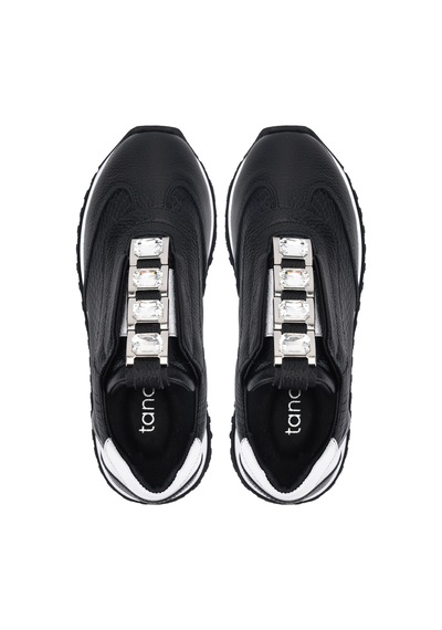 Tamer Tanca Kadın Hakiki Deri Siyah Sneakers & Spor Ayakkabı 1201 4016 Bn Ayk Y26 Sıyah